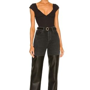 Free people black V-neck